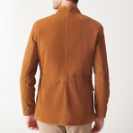 Hector Suede Safari Jacket // Tan (M)