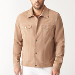 Boris Suede Leather Jacket // Mink (XL)