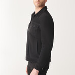 Samuel Suede Leather Jacket // Black (S)