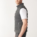Otis Sports Suede Vest // Anthracite (XL)