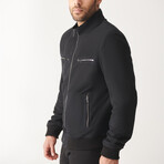 Aspen Sport Suede Leather Jacket // Black (S)