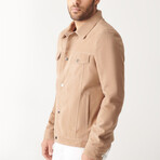 Boris Suede Leather Jacket // Mink (XL)