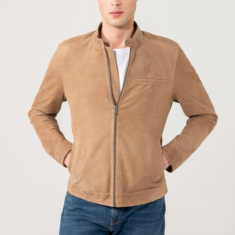 Christian Sports Suede Jacket // Mink (XS)