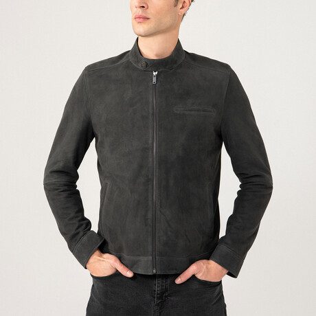 Christian Sports Suede Jacket // Anthracite (XS)