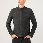 Christian Sports Suede Jacket // Anthracite (S)