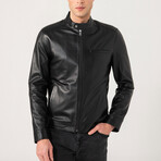 Pierre Classic Suede Jacket // Black (XS)