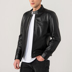 Pierre Classic Suede Jacket // Black (XS)