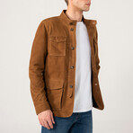 Carlos Sports Suede Jacket // Tan (S)