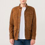 Carlos Sports Suede Jacket // Tan (S)