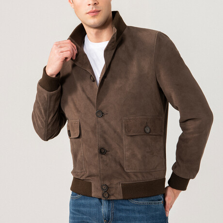 Baron Sports Suede Jacket // Brown (XS)