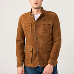 Carlos Sports Suede Jacket // Tan (S)
