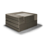 Zipline // Convertible Sleeper Chair + Ottoman // Twin (Marine)