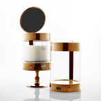 A.L.E.C // Automated Safe Candle Holder // Brilliant Bronze (Small Holder)