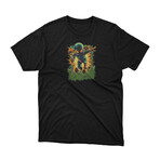 Super Alien Graphic Tee // Black (M)