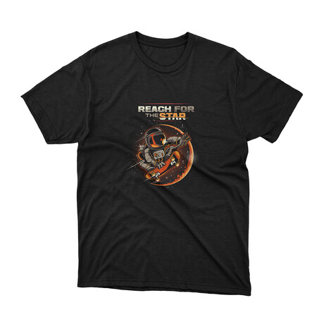 Reach For The Star Graphic Tee // Black (S)