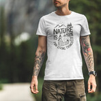 Nature Home Graphic Tee // White (S)