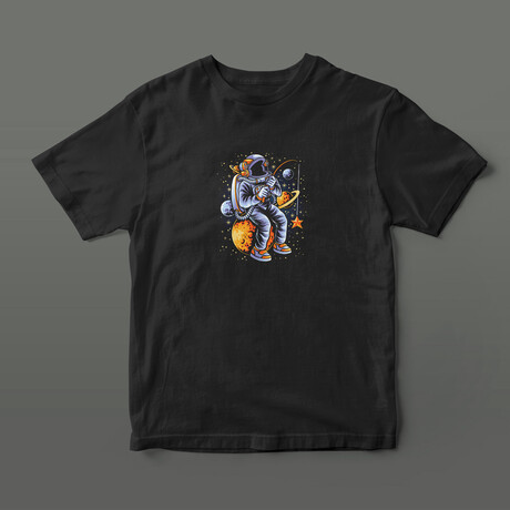 Thinking Astronaut Graphic Tee // Black (S)