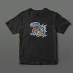 T-Rex Graphic Tee // Black (S)