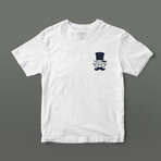 Mustache You A Question Graphic Tee // White (L)