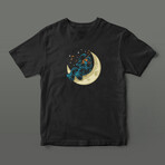 Music Astronaut Graphic Tee // Black (S)