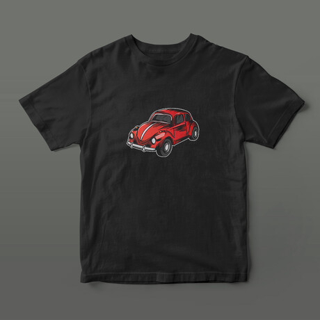 Red Bug Graphic Tee // Black (S)
