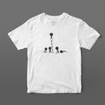 Give yourself Away Graphic Tee // White (M)