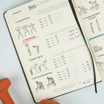 Dumbbell Home Workout Journal // Gray