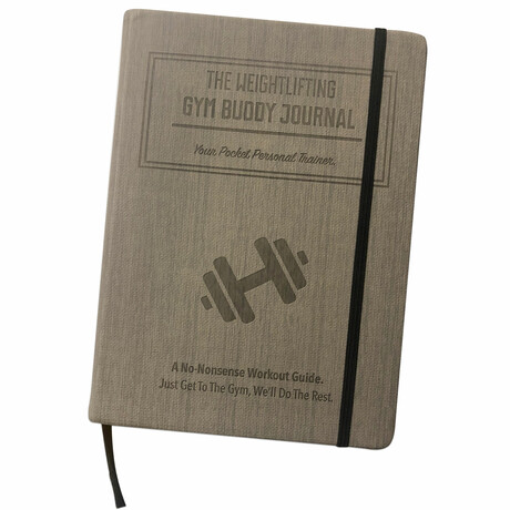 Weightlifting Gym Buddy Journal // Gray