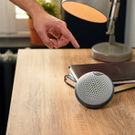 Aquablaster // Waterproof Bluetooth Portable Wireless Speaker (Black)
