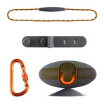 Aquablaster // Waterproof Bluetooth Portable Wireless Speaker (Black)