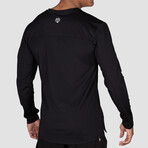 NKMR Training Dry Long Sleeve Top // Black (Small)