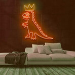 Basquiat Dinosaur // Large (Red)