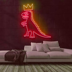 Basquiat Dinosaur // Large (Red)