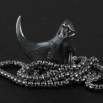 Sterling Silver Cougar Claw Pendant + Chain (20")