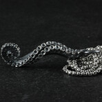 Sterling Silver Tentacle Pendant + Chain (20")