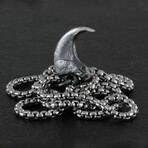 Sterling Silver Lynx Claw Pendant + Chain (20")