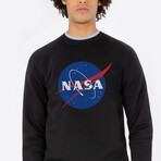 Logo NASA Original Crewneck // Black (Small)