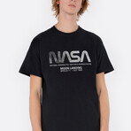 NASA Moon Landing Tee // Black (Small)