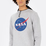 Logo NASA Original Crewneck // Gray (Small)