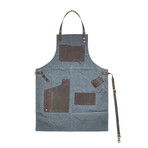 Journeyman Waxed Canvas Apron (Gray)