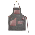 Journeyman Waxed Canvas Apron (Gray)