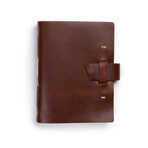 Good Book Leather Journal (Dark Brown)