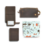 Traveler's Gifts Set (Dark Brown)