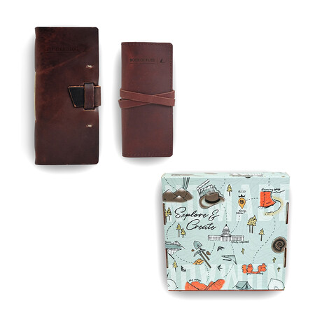 Fly Fisherman's Gift Set (Dark Brown)