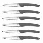 Auguste Classic 12-Piece Steak Knife Set (White Handle)