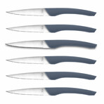 Auguste Classic 12-Piece Steak Knife Set (White Handle)