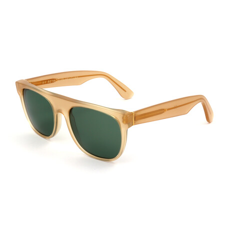 Unisex Flat Top Sunglasses // Brown