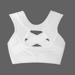 Women's Posture Sports Bra // White (M)