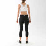 Women's Mid Calf Capri Pants // Black (S)
