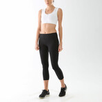 Women's Mid Calf Capri Pants // Black (XL)